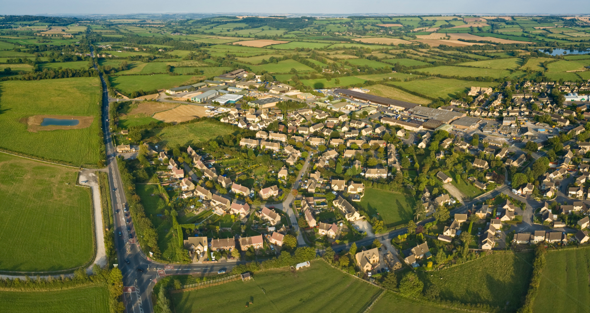 Exurbs an hour away from a city