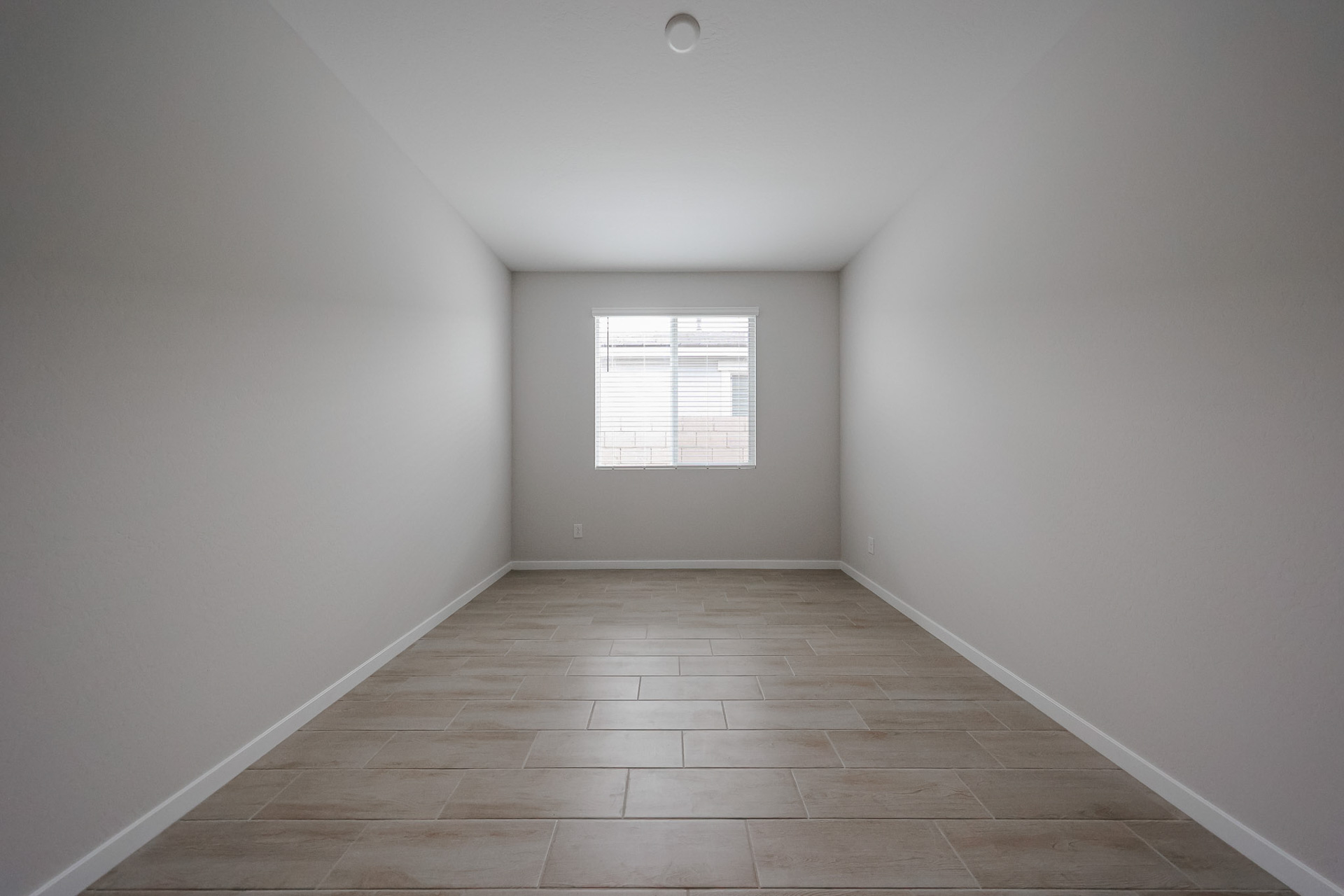 A room with a window.