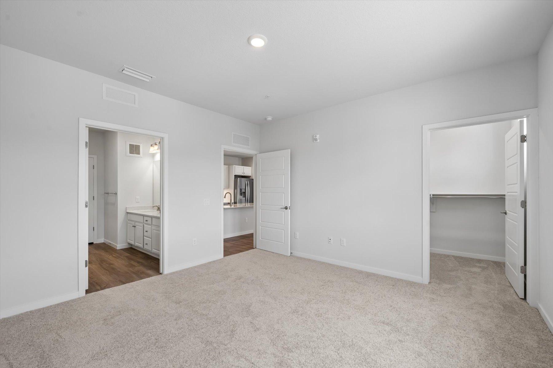 A room with white walls.