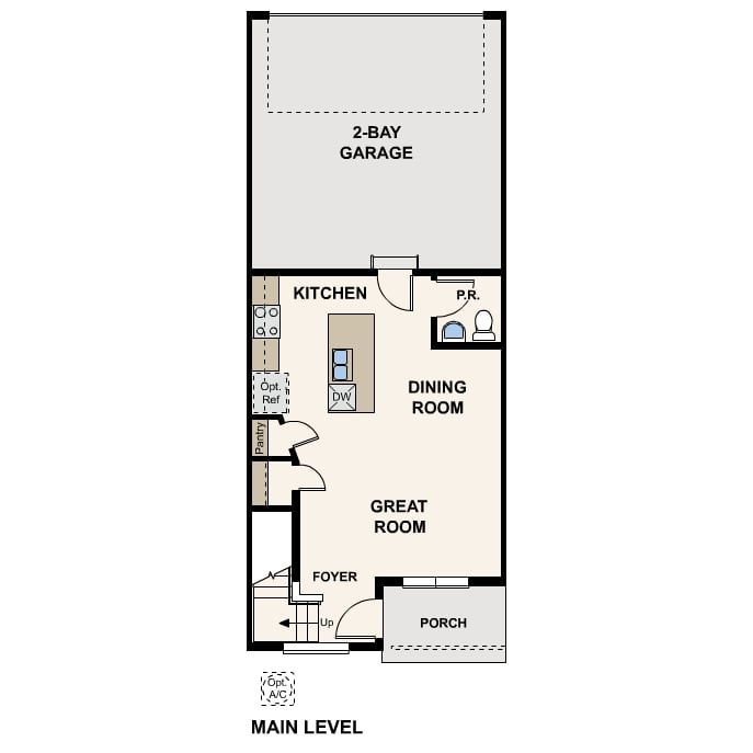 Diagram. 203 Floorplan, Main Level