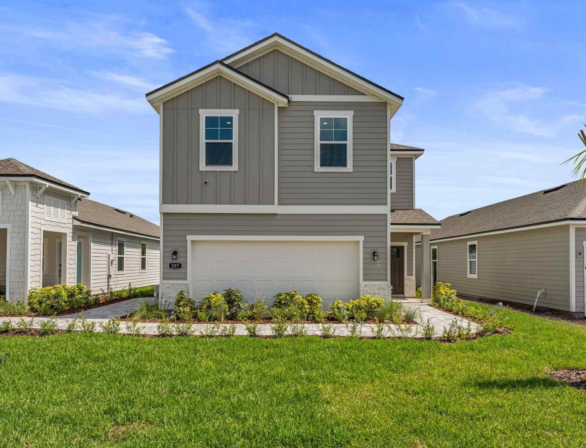 Silverbell II Model Home Exterior at Camden Woods in Kingsland, GA