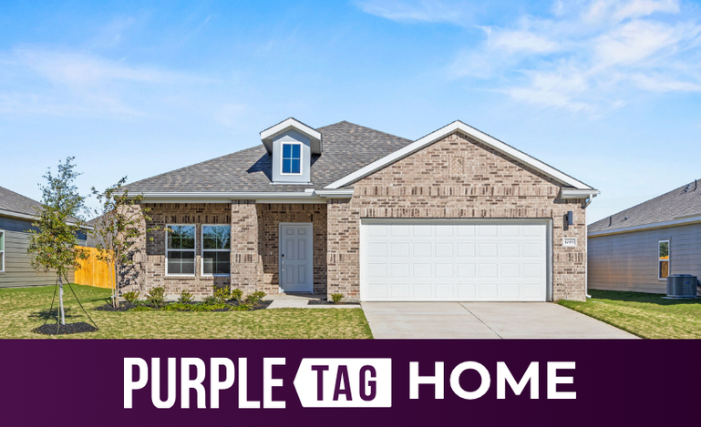A house with a garage.