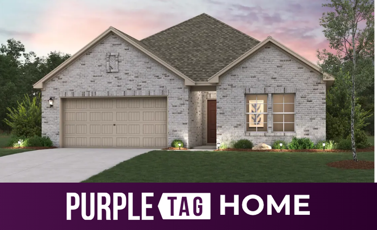 A house with a garage.