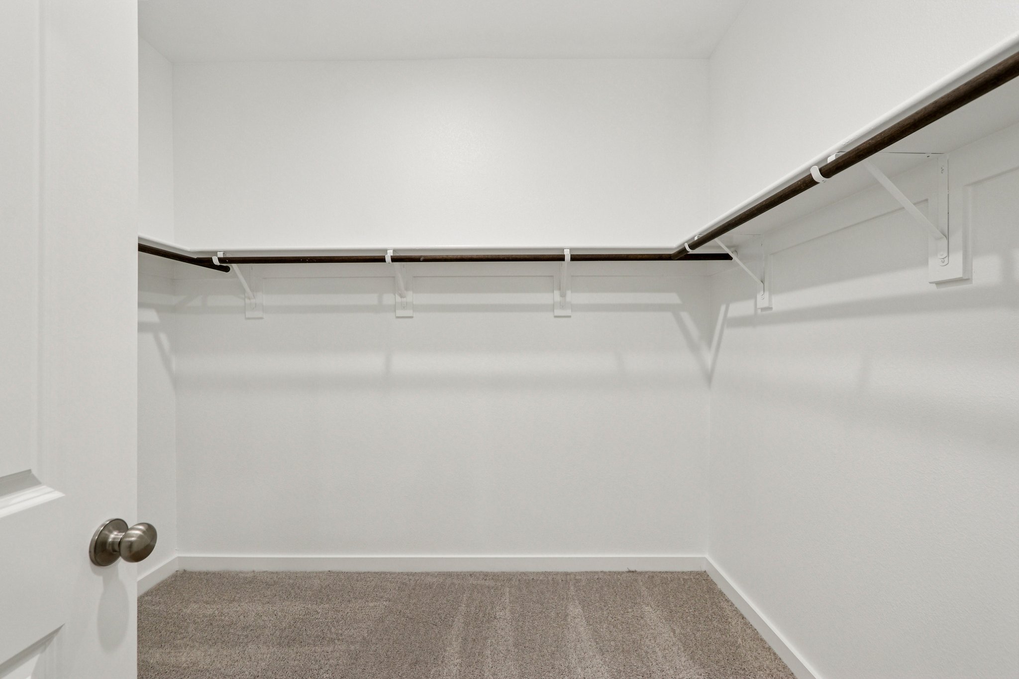 A staircase in a room.