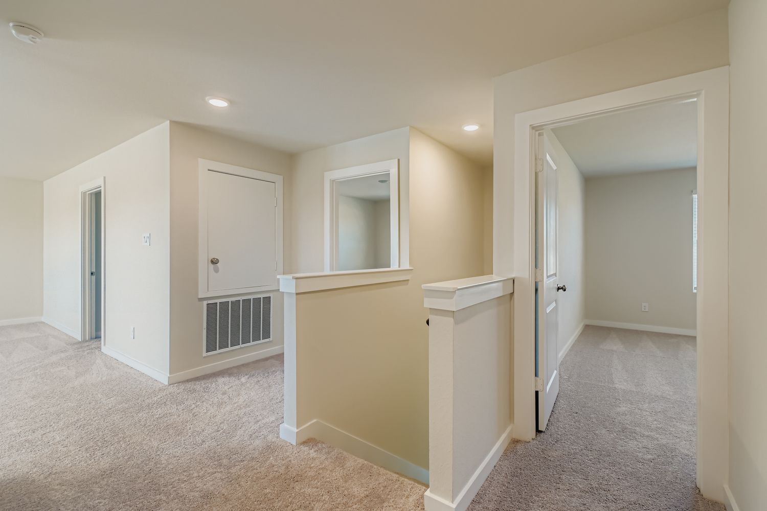 A room with white walls.