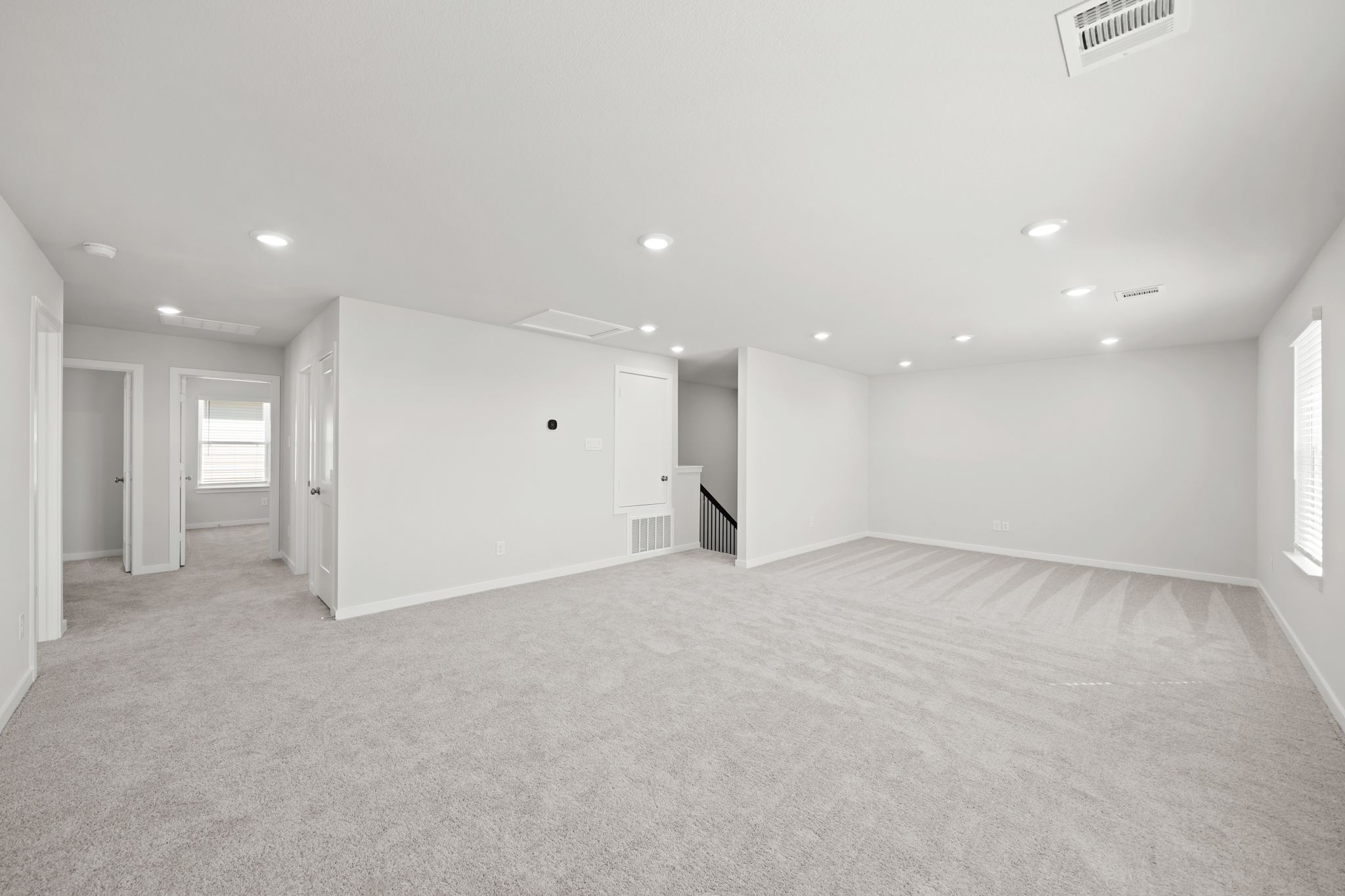A large empty room.