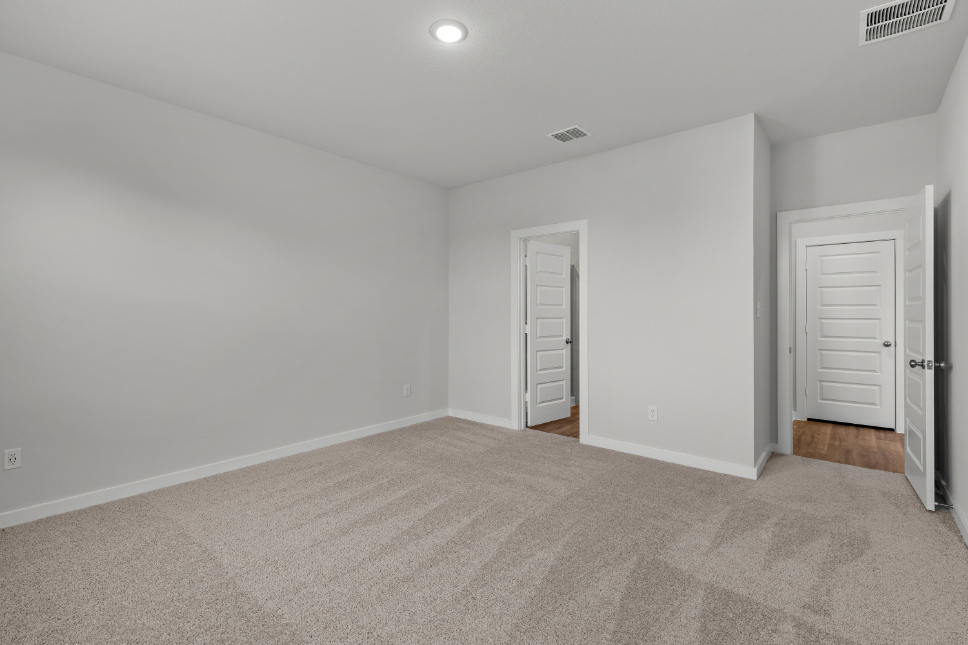 A room with white walls.