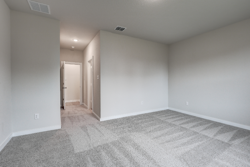 A room with white walls.