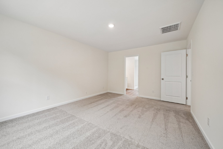 A room with white walls.